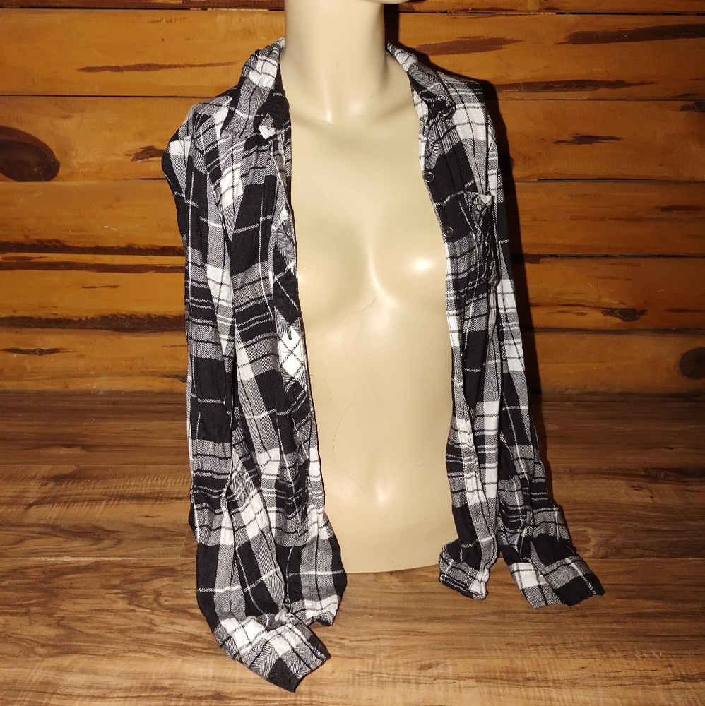 (M) Db Black & White Flannel